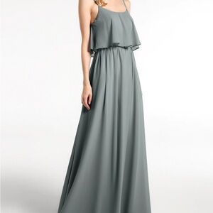 Show Me Your MuMu Long Maxi Gray Dress